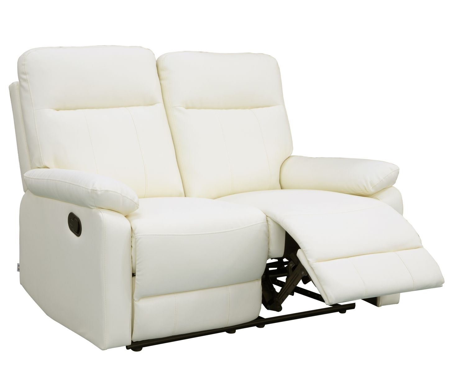 Flotti Megara Love-Seat PU Leather (Manual Recliner) (Beige)