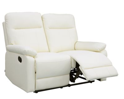Flotti Megara Love-Seat PU Leather (Manual Recliner) (Beige)