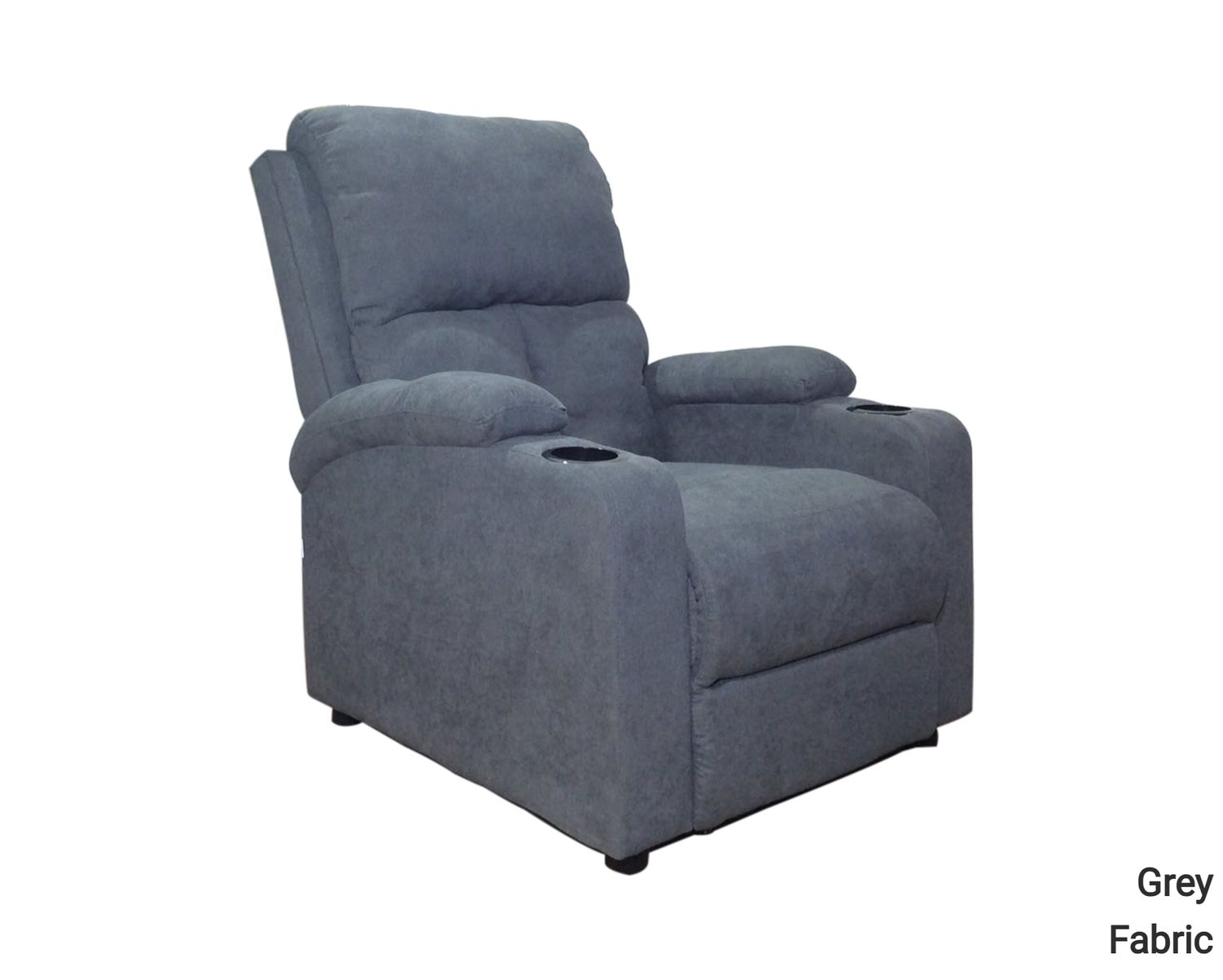 Flotti Omega Push Back Recliner with Cup Holder (Grey, Brown, Beige, Pink), Color: Omega Push Back Recliner (Grey)  (Best Seller-Limited Stock)