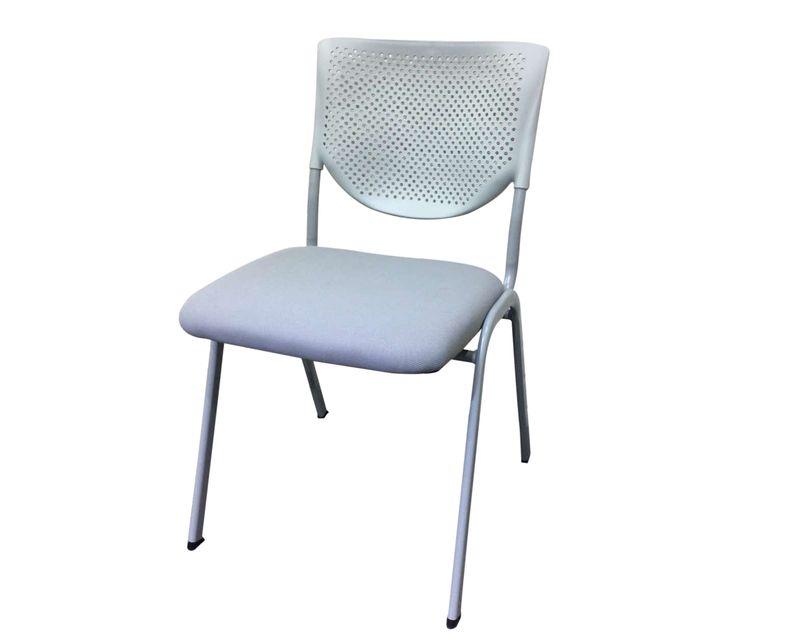 Ofix Deluxe-C01 School/Waiting Chair (Black+Grey, Black, All Grey, Blue+Grey)