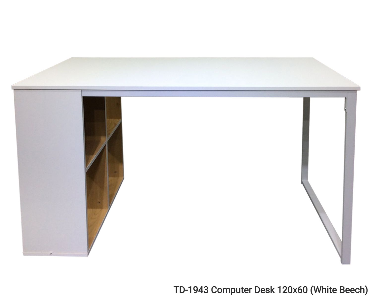 Ofix TD-1943 Computer Desk (White Beech) (120x60), Model: TD-1943 Computer Desk 120x60 (White Beech)