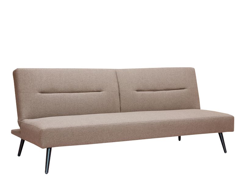 Flotti Marjolaine Water-Repellent Fabric Sofa Bed  (Grey, Brown)