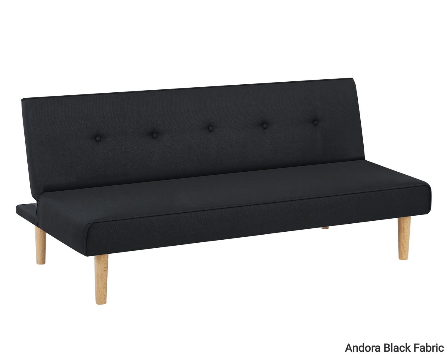 Flotti Andora Sofa Bed (Beige, Black, Grey, Brown), Colors:: Andora Black Fabric (ALABANG BRANCH)