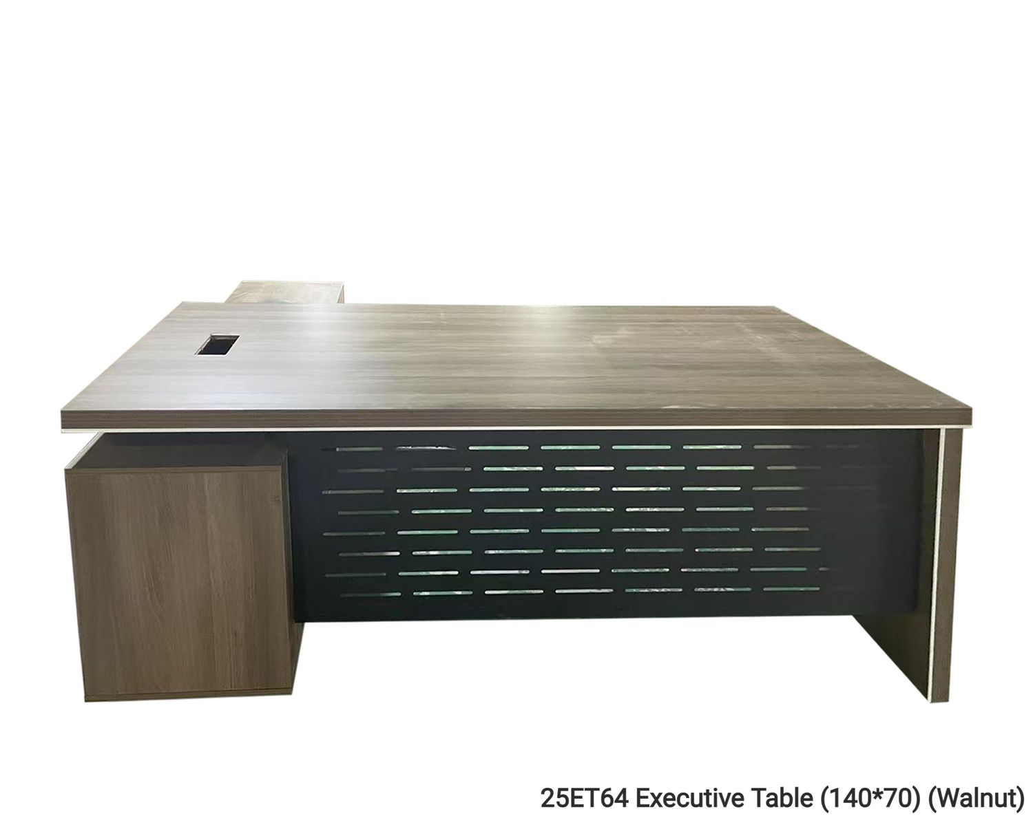 Ofix 25ET64 Executive Table (140*70, 180*80) (Walnut), Model: 25ET64 Executive Table (140*70) (Walnut)