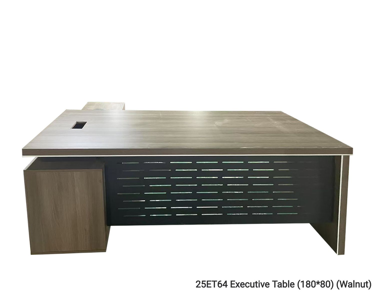 Ofix 25ET64 Executive Table (180*80) (Walnut), Model: 25ET64 Executive Table (180*80) (Walnut)