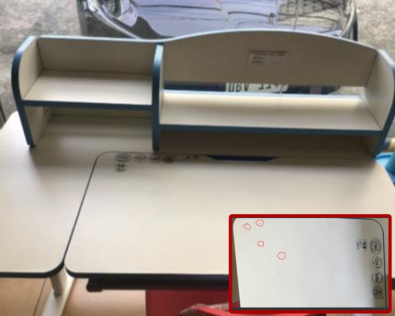 (Sale) Ofix Kiddie Table TB005  (Blue) (Dents &amp; Scratches)