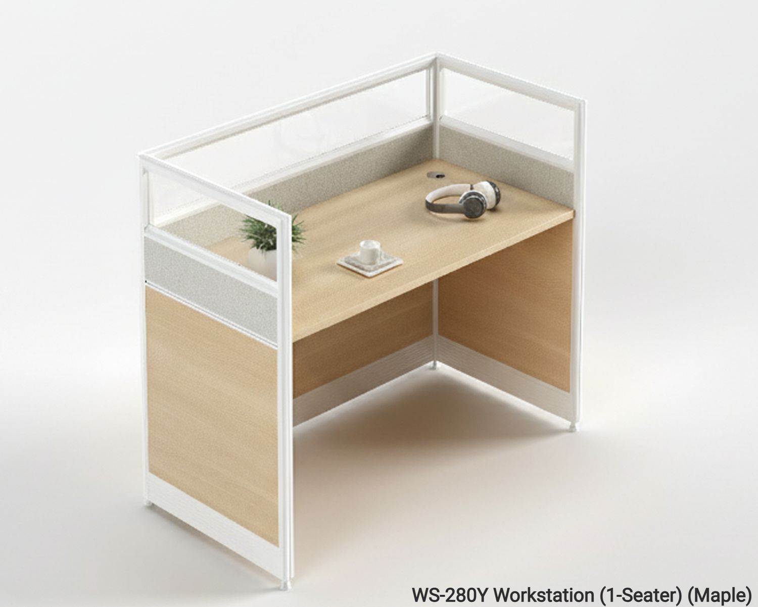 Ofix WS-280 1 Seater Workstation Partition Cubicle (Blue, Maple) Ofix WS-280 1 Seater Workstation Partition Cubicle (Blue, Maple), Model: WS-280Y Workstation (1-Seater) (120*60) (Maple)