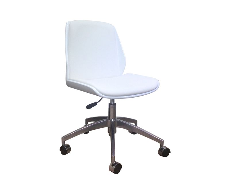 (Sale) Ofix Premium H3 Bentwood Walnut Office Chair (White, Black) (Backrest Dents &amp; Scratches)