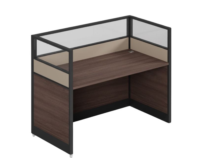 Ofix WS-280 1 Seater Workstation Partition Cubicle