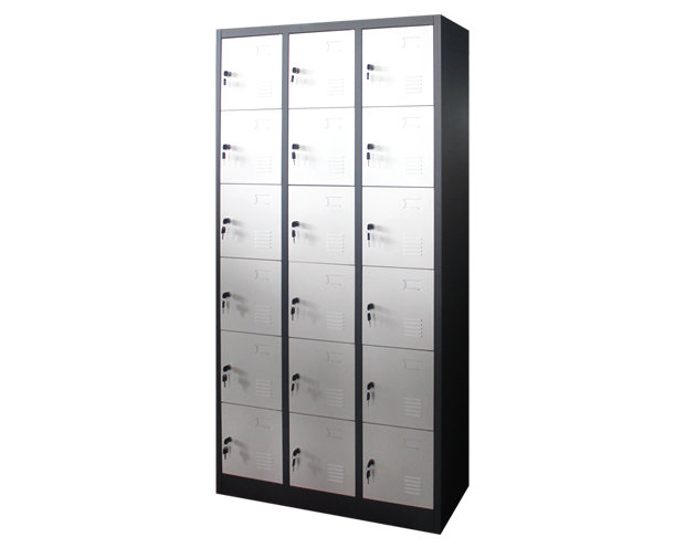 Ofix 18-Door Steel Locker Cabinet