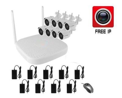 Qube Wireless NVR CCTV Kit 8ch 1080P Qube Wireless NVR CCTV Kit 8ch 1080P