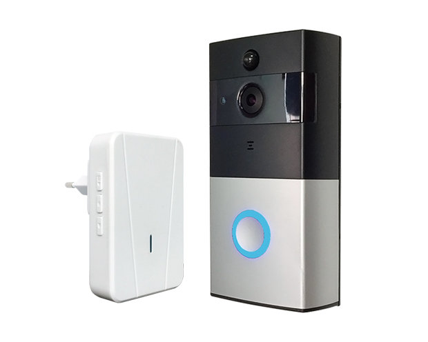 Qube Wireless Doorbell CCTV Camera (Indoor Chime & Battery included)