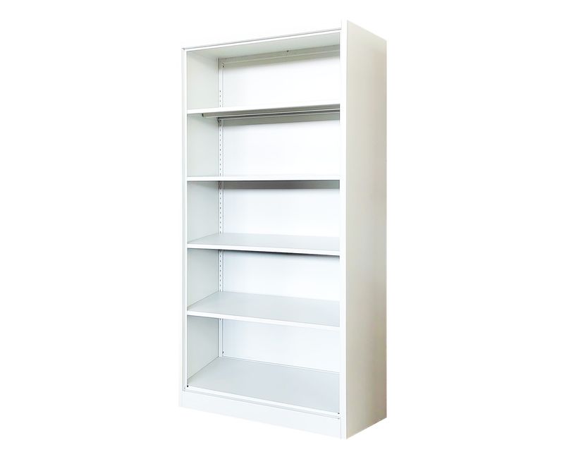Ofix 5-Layer Open Shelves Steel Cabinet (White)