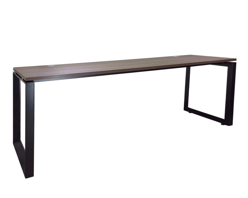 Ofix 200x60 Office Table (Natural Wood, Teakwood)