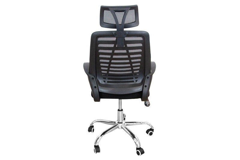 Ofix Deluxe-43 High Back Mesh Office Chair (Black)