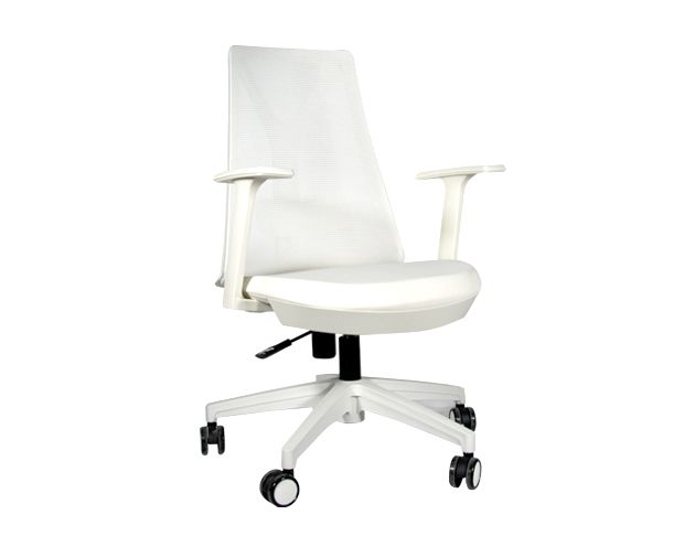 Ofix  Korean-109 Mid Back Mesh Chair (Blue+Grey, All White)