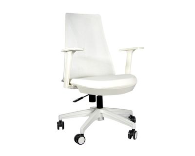 Ofix  Korean-109 Mid Back Mesh Chair (Blue+Grey, All White)