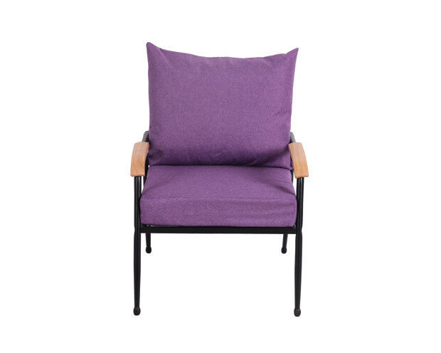 Flotti Canaan Metal Sofa-Single Seater (Purple, Pink)