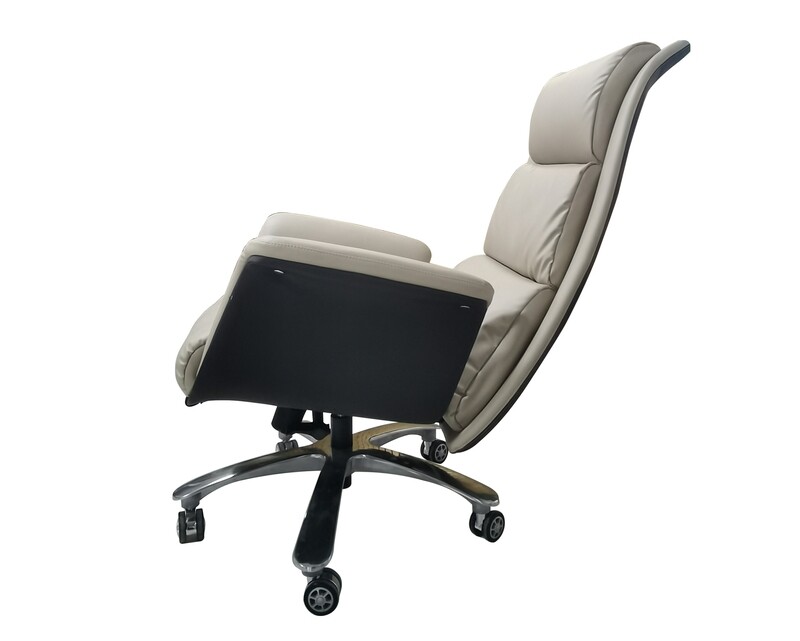 Ofix Premium-42 High Back PU Chair (Beige)