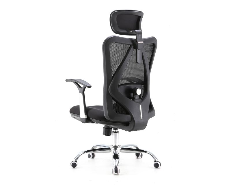 Sihoo M16 High Back Mesh Chair  (2D Lumbar Support)(Black, Orange) (2 Years Warranty)