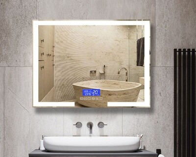 MYKE Illuminated Mirror (Anti-Corrosion Technology) -DP314A w/ Bluetooth Speaker