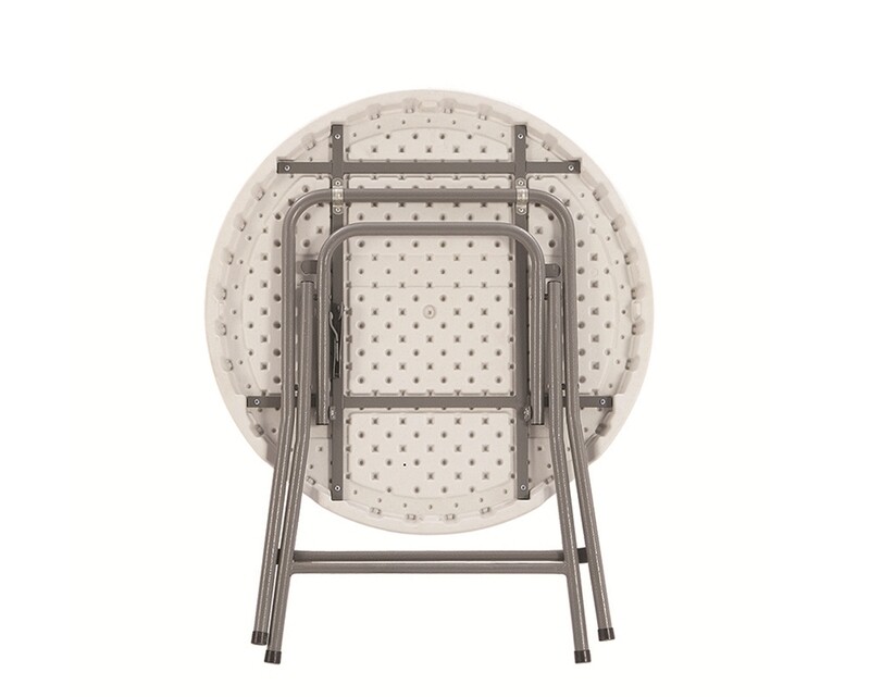 Ofix 80cm Round Folding Table (White)