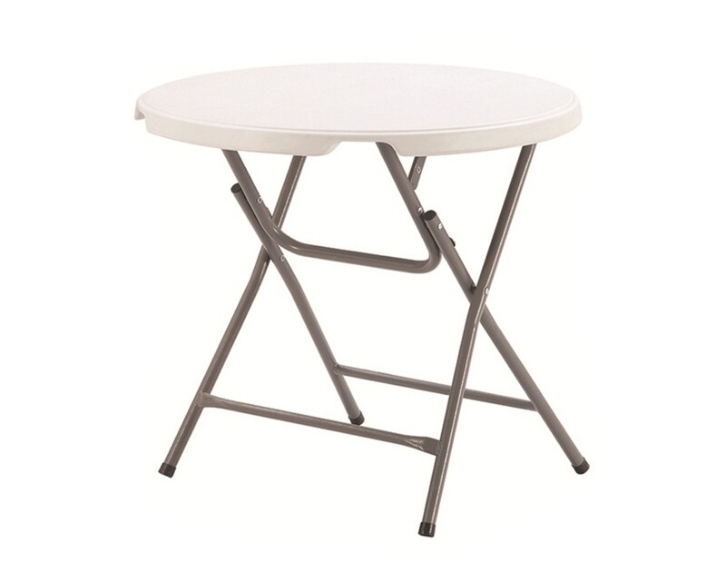 Ofix 80cm Round Folding Table (White)