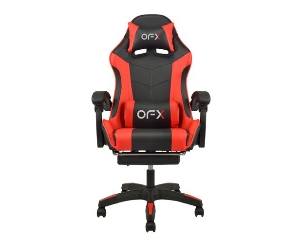 (Sale) OFX G11 Gaming Chair w/ Foot Rest/ w/o Footrest (Torn Backret &amp; Armrest)