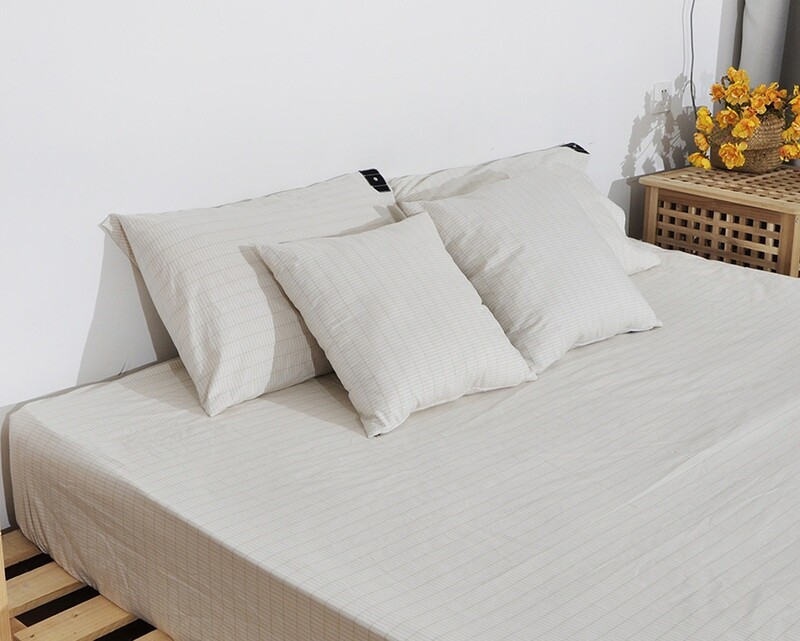Flotti Silver Fiber Thread Bed Sheet for Earthing