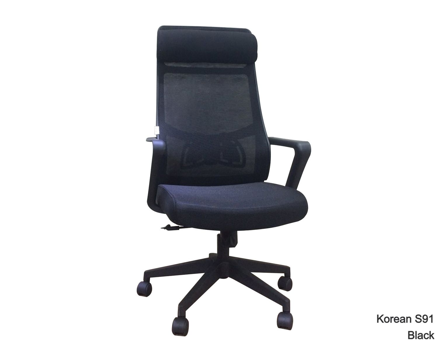 Ofix Korean-S91 High Back Mesh Chair (Black, Blue+Grey, Grey), Color: Korean-S91 (Black) (Best Seller-Limited Stock)