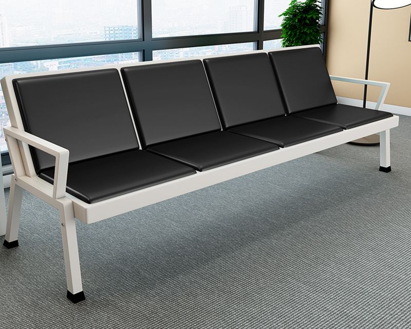 OFIX 3-Seater / 4-Seater  PU Steel Airport Gang Chair- (Green, Black)