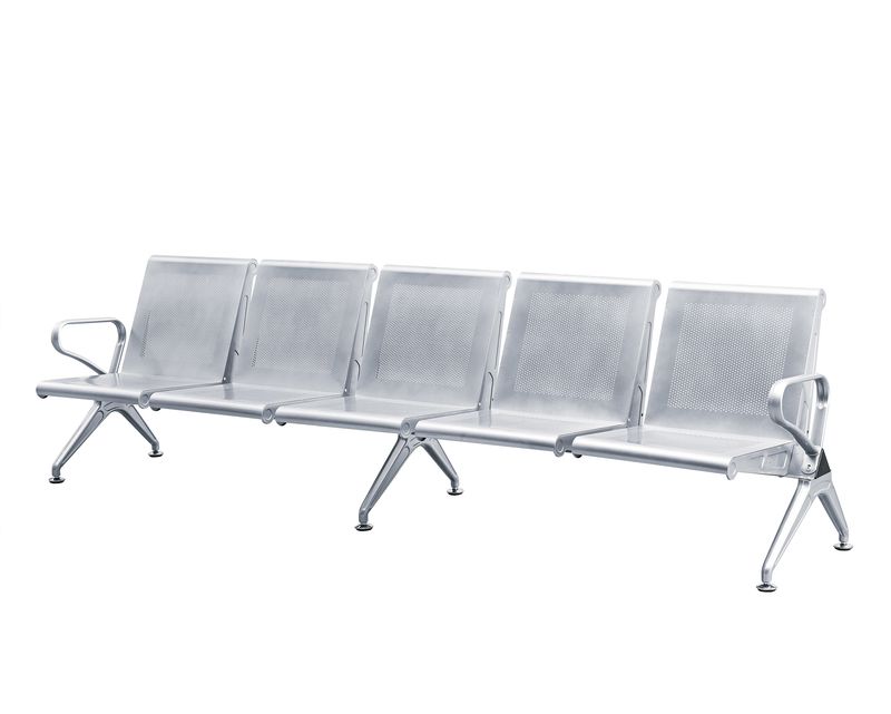 OFIX 3-Seater / 4- Seater / 5-Seater Metal Steel Airport Gang Chair
