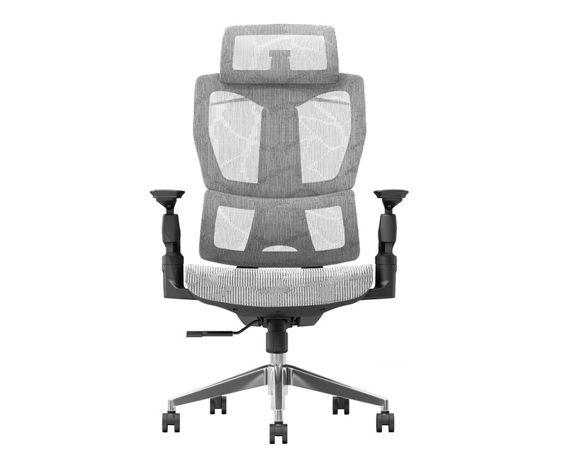 XTM Korean-V1 XL Ergonomic Office Chair (4D Armrest) (Black+Grey, Black) (2 Years Warranty)