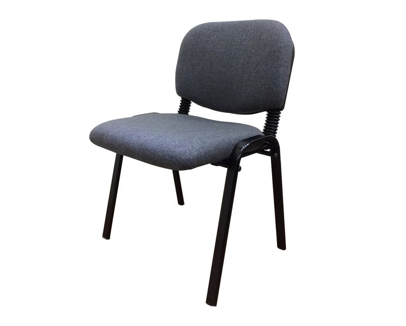 Ofix Deluxe-32W School/Waiting Chair (Grey, Black)