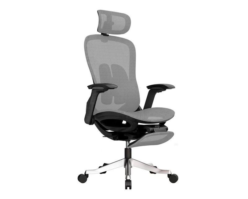 XTM Premium A99 XL Ergonomic Office Chair (2D Lumbar Support, 4D Armrest) (Black, Grey) (2 Years Warranty)