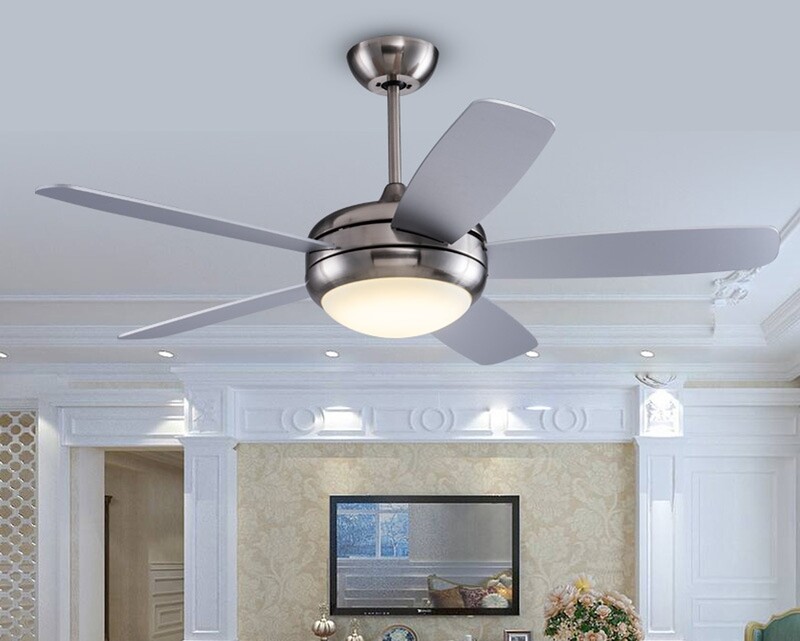 MYKE Ceiling Fan (52") (Silver) (2 yrs Warranty)