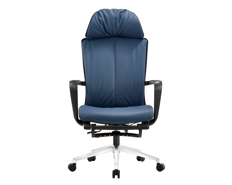 XTM Premium 13 PRO PU Bionic Spine Support Chair w/ Footrest (Aluminum Base) (Brown, Blue, Black) (2 Years Warranty)