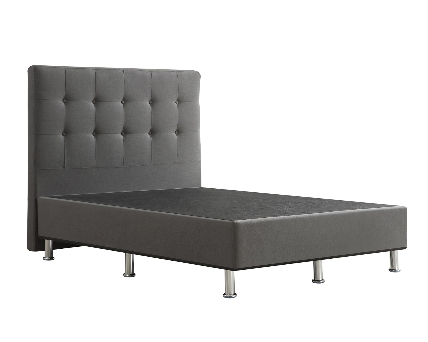 Flotti MR-1215 Bed Base w/ MR-7521-Headboard (Single, Queen), Bed Base + Head Board Size Option:: MR-1215 Single Size: (Single) 36*75*8+4 Inches+MR-7521 Single