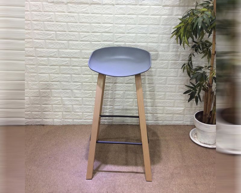Ofix Harris Metal Bar High Chair (Dark Grey)