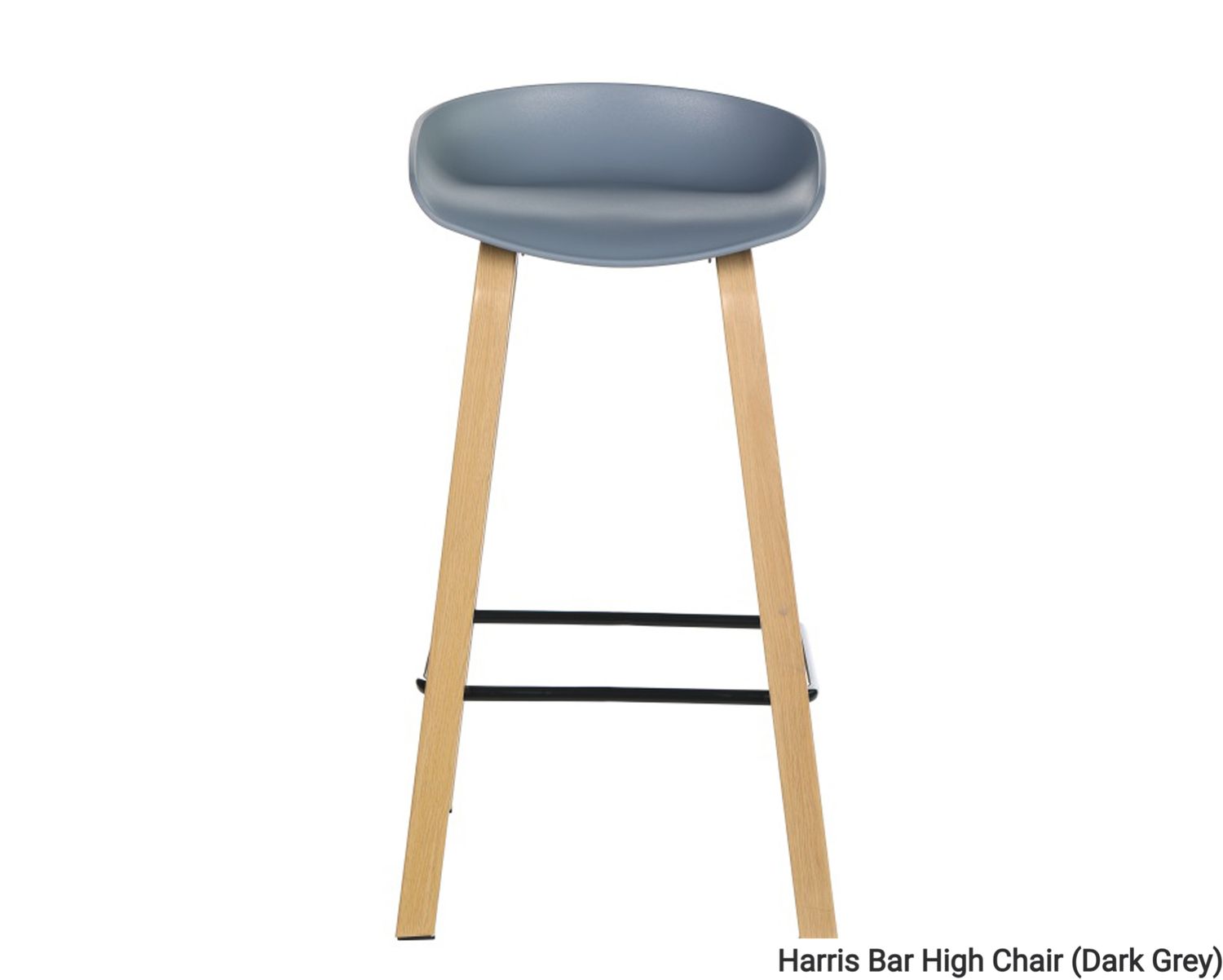 Ofix Harris Metal Bar High Chair (Dark Grey), Model no.:: Harris Bar High Chair (Dark Grey)