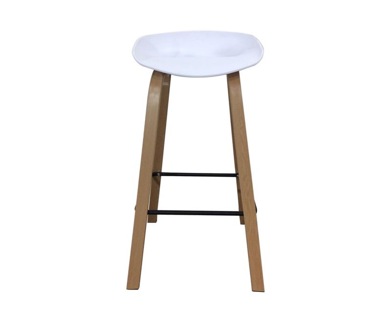 Ofix Harris Metal Bar High Chair (Dark Grey, White)