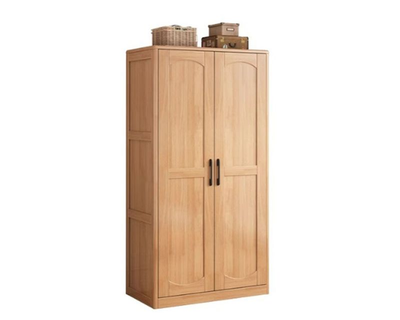 Ofix Xyla Solid Thailand Rubberwood 2-Door Wardrobe (88*56-Swing Door)