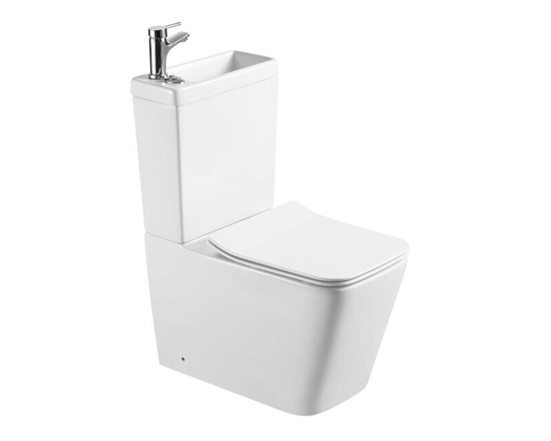 Myke Compact Water Saving 2-in-1 Basin &amp; Toilet