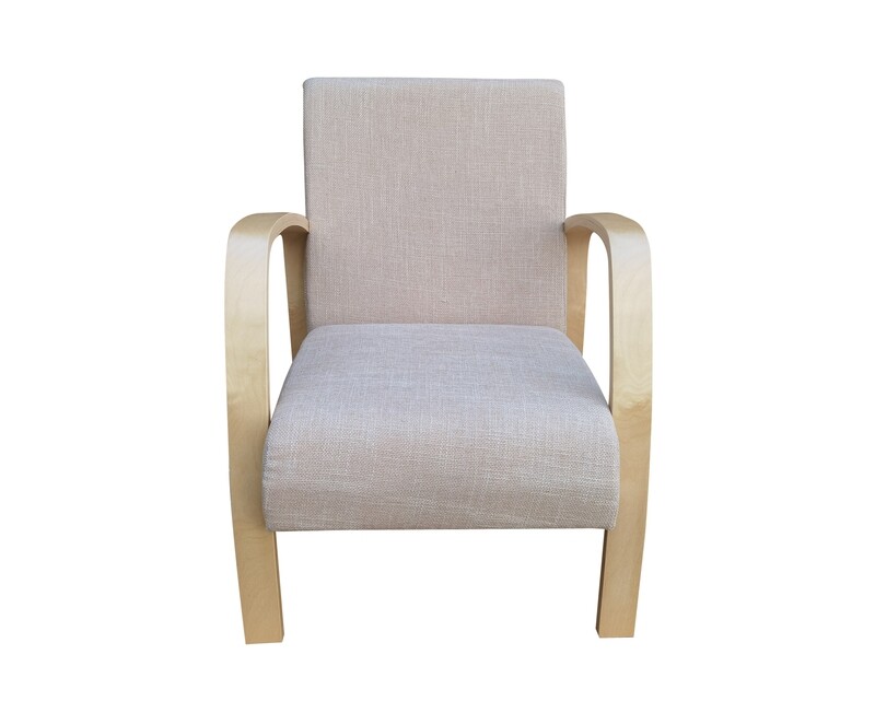 Flotti Malacca Bentwood Sofa Chair (Beige)