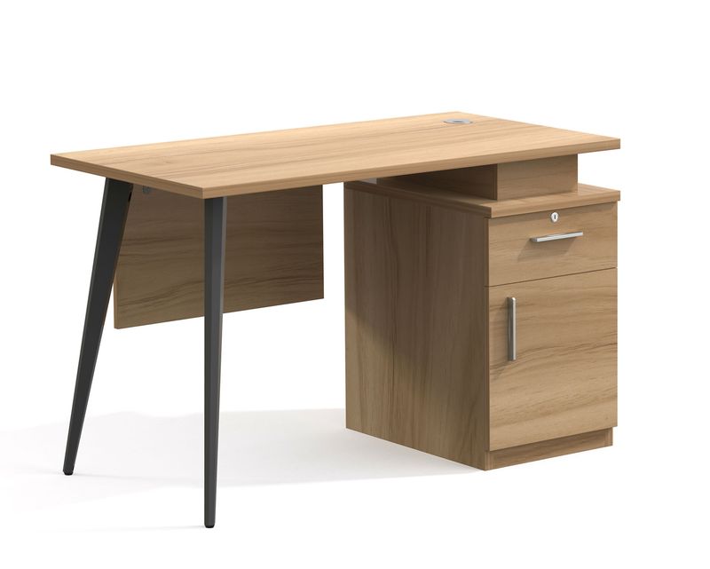 Ofix 501-OF V2 (120x60) Office Table (Asia Teak)