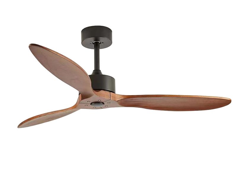 MYKE Ceiling Fan (Teakwood, Ashwood)  (52") (No Lamp) (2 yrs Warranty)
