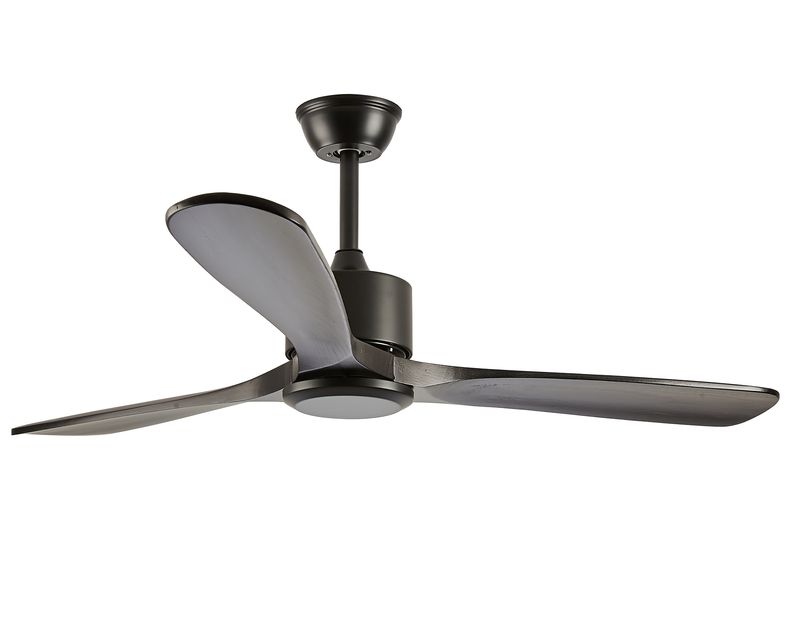 MYKE Ceiling Fan (52") (All Black, Wood, Grey) (No Lamp) (2 yrs Warranty)