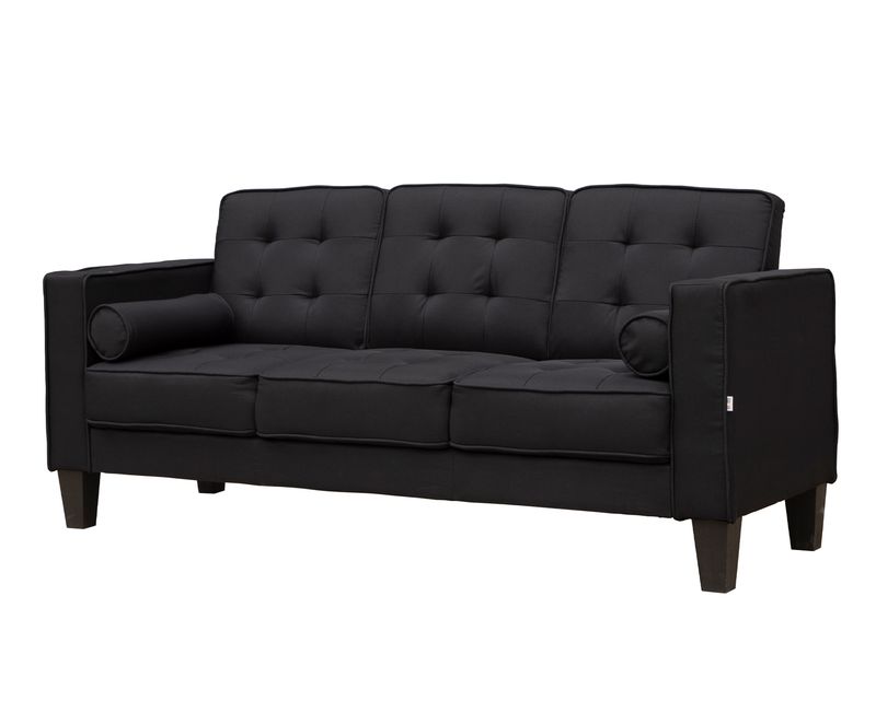 Flotti Mallory 3-Seater Sofa w/ Cupholder (Black, Grey, Beige)