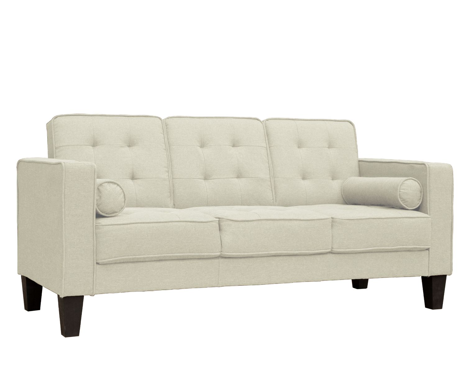 Flotti Mallory 3-Seater Sofa w/ Cupholder (Black, Grey, Beige)