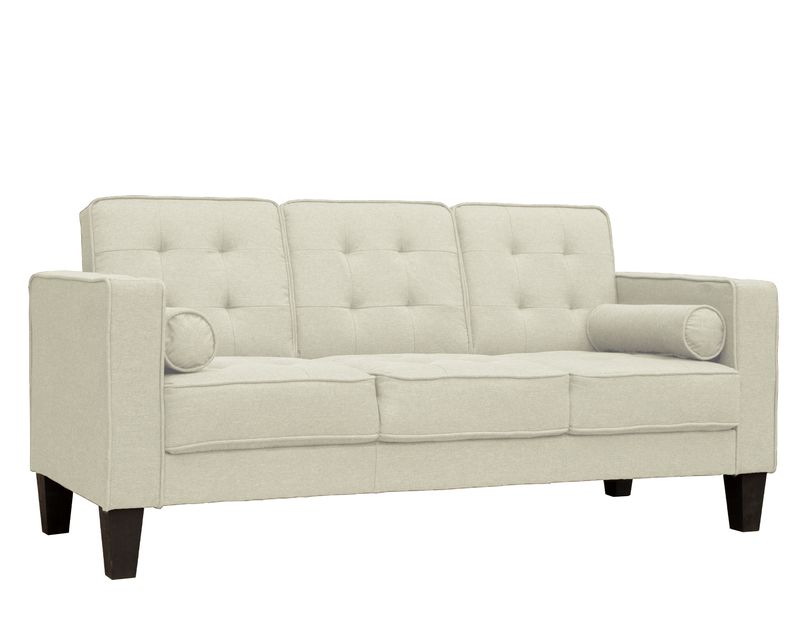 Flotti Mallory 3-Seater Sofa w/ Cupholder (Black, Grey, Beige)